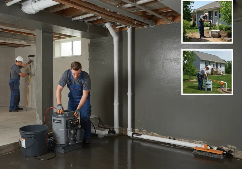 Basement Waterproofing and Flood Prevention process in Central City, PA